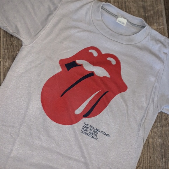 VINTAGE Rolling Stones 1978 tshirt RARE!!!!! - Picture 2 of 5